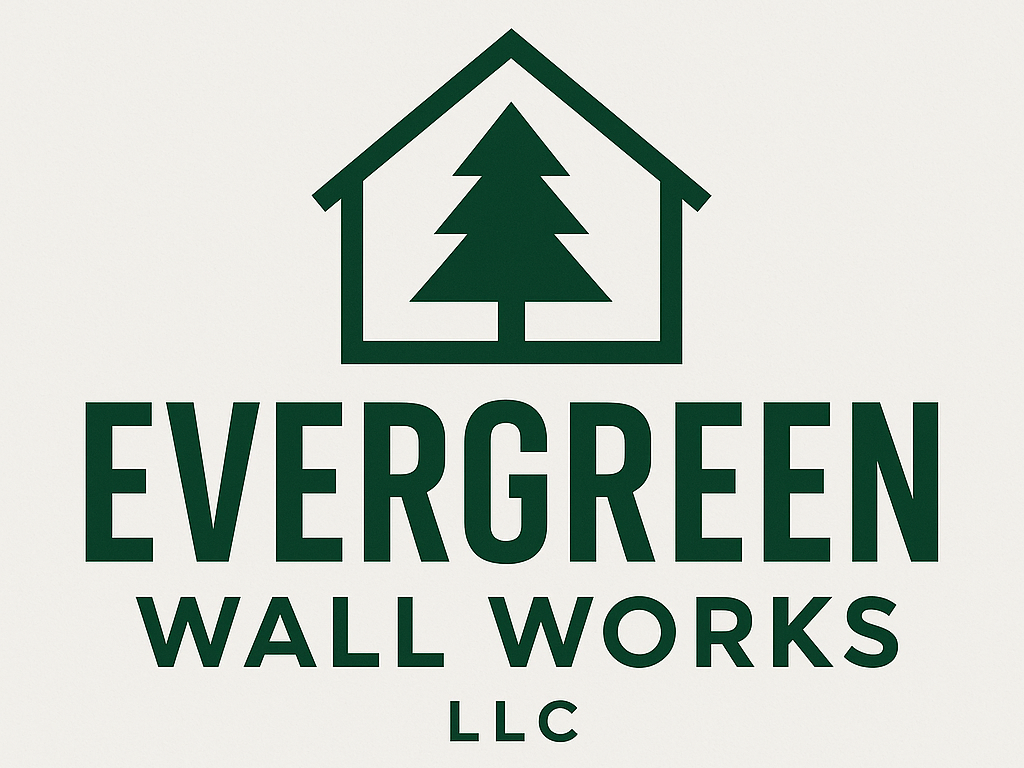 A grey trash bin labeled "DEBRIS ONLY" sits outside, reserved for various construction materials.